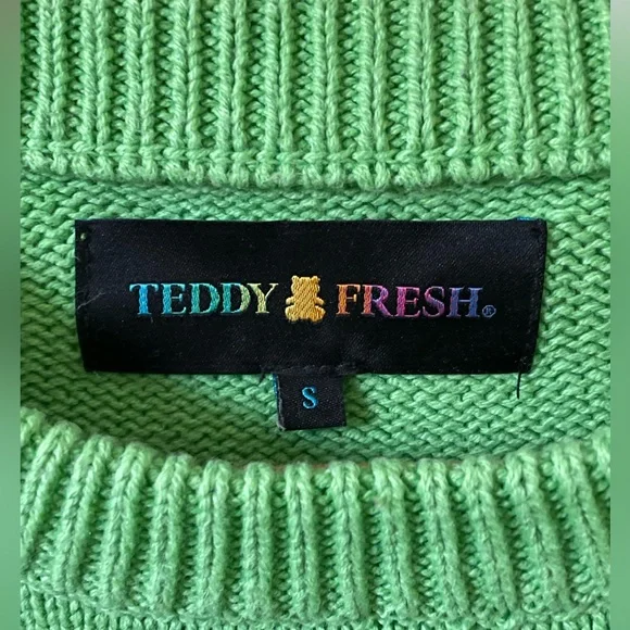 Teddy Fresh Intarsia Bear Sweater - Unisex S - Picture 3 of 7